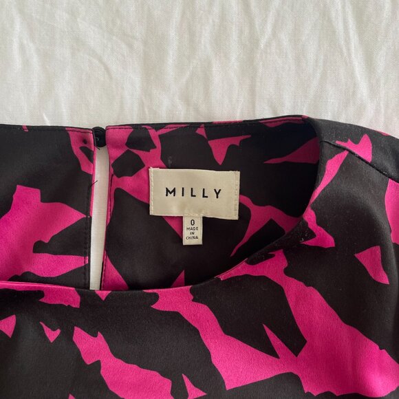 Milly Floral Print Mini Dress (sz 0) - Picture 5 of 9